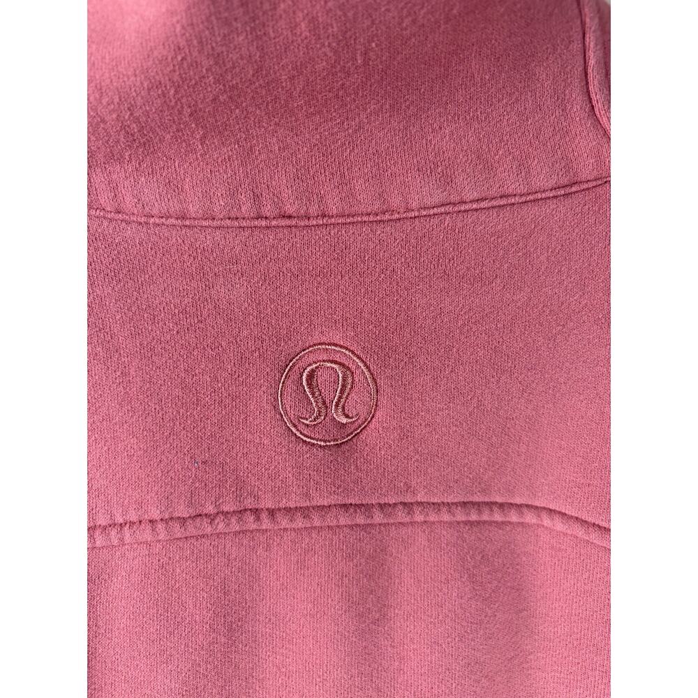 Lululemon Scuba Size XL/XXL Brier Rose Oversized Funnel High Neck Half Zip Comfy - Picture 8 of 10